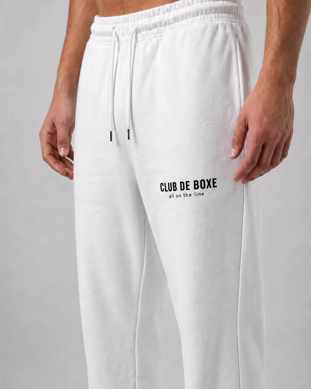 Heavyweight Essential Sweatpants in White, view 3 of 8