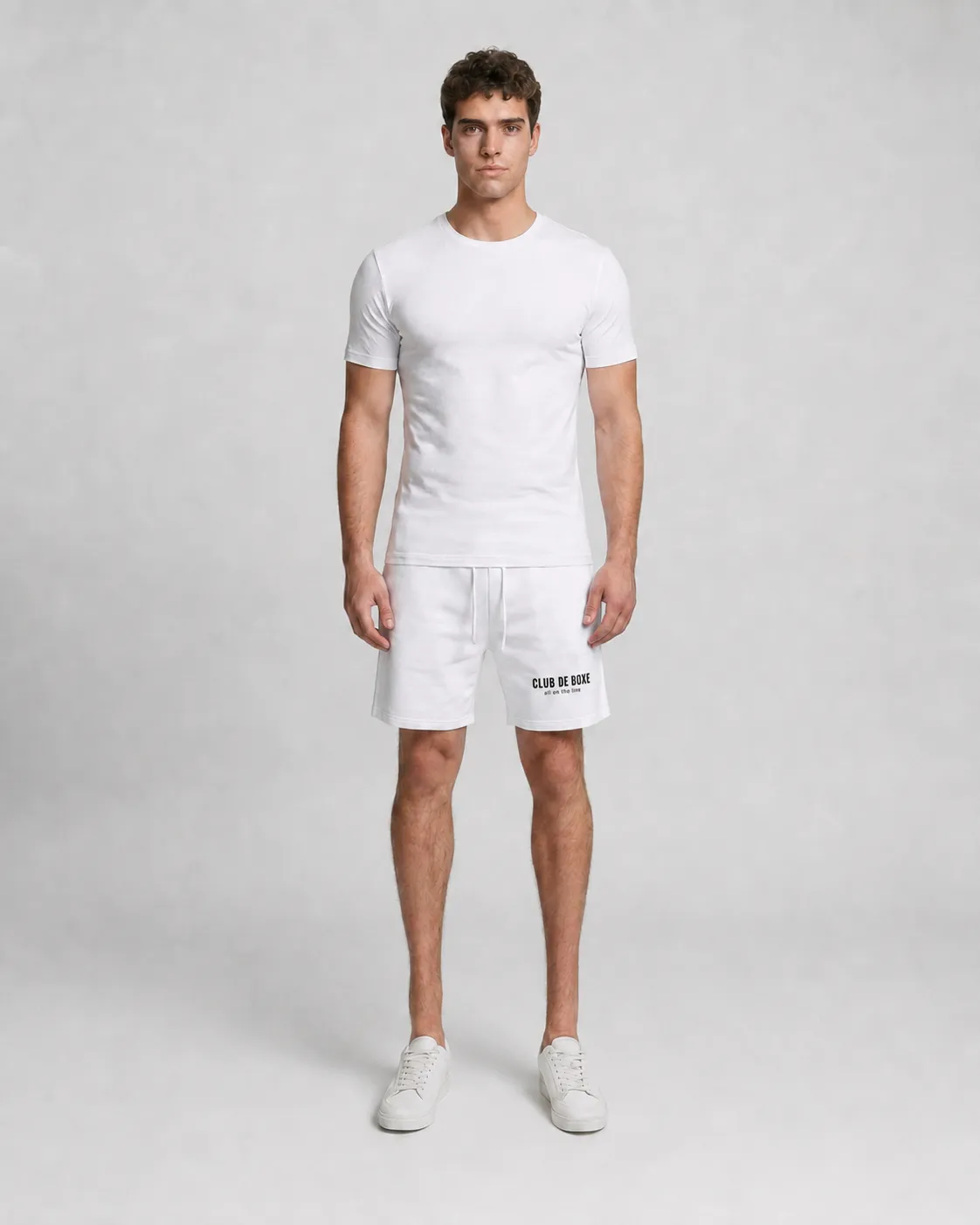 Athletic Short Sleeve Compression T-Shirt in White, view 5 of 10