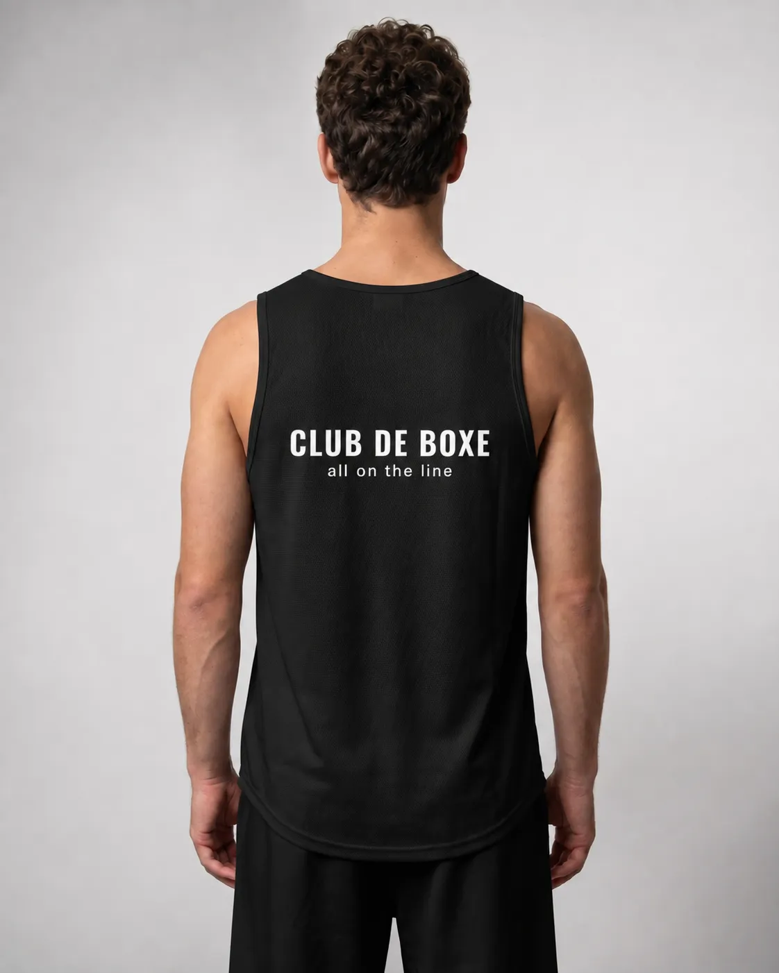 Athletic Sleeveless T-Shirt in Black, view 6 of 10