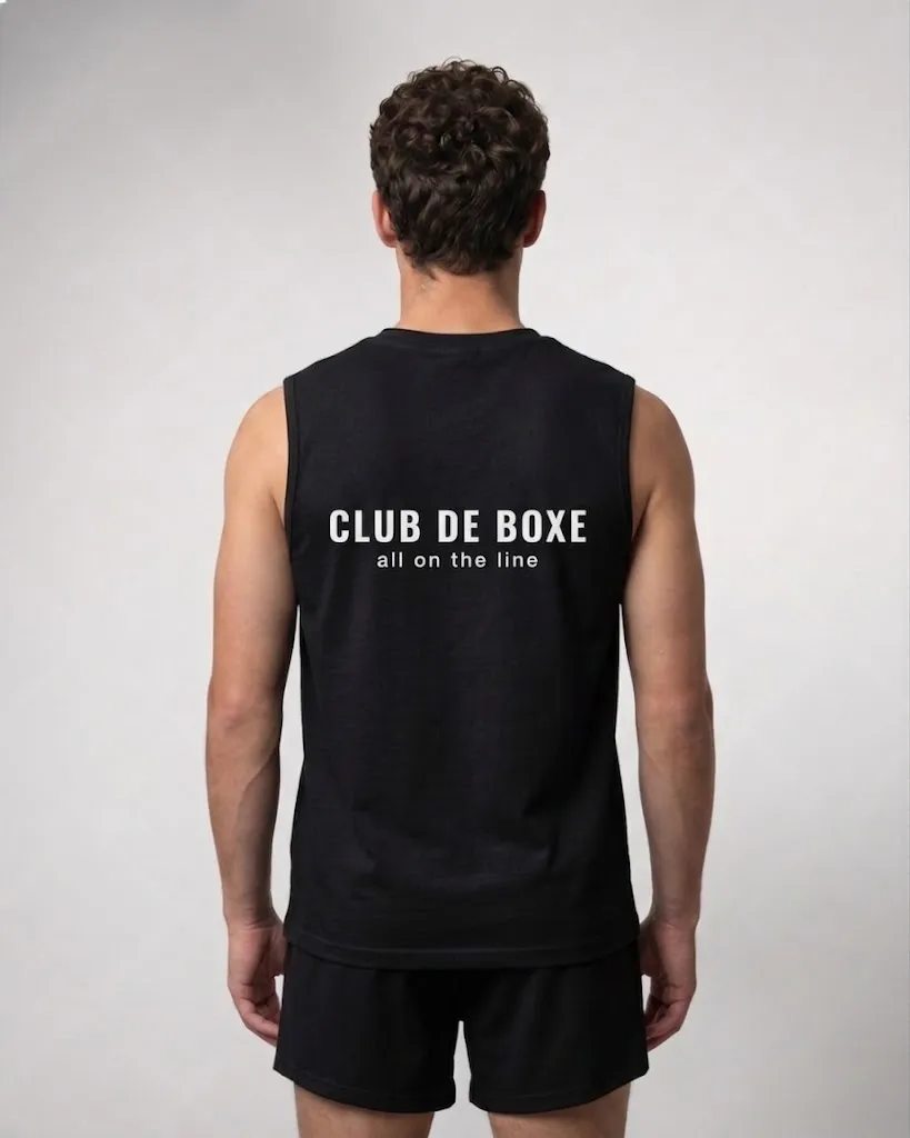 Essential Sleeveless T-Shirt in Black, view 6 of 10