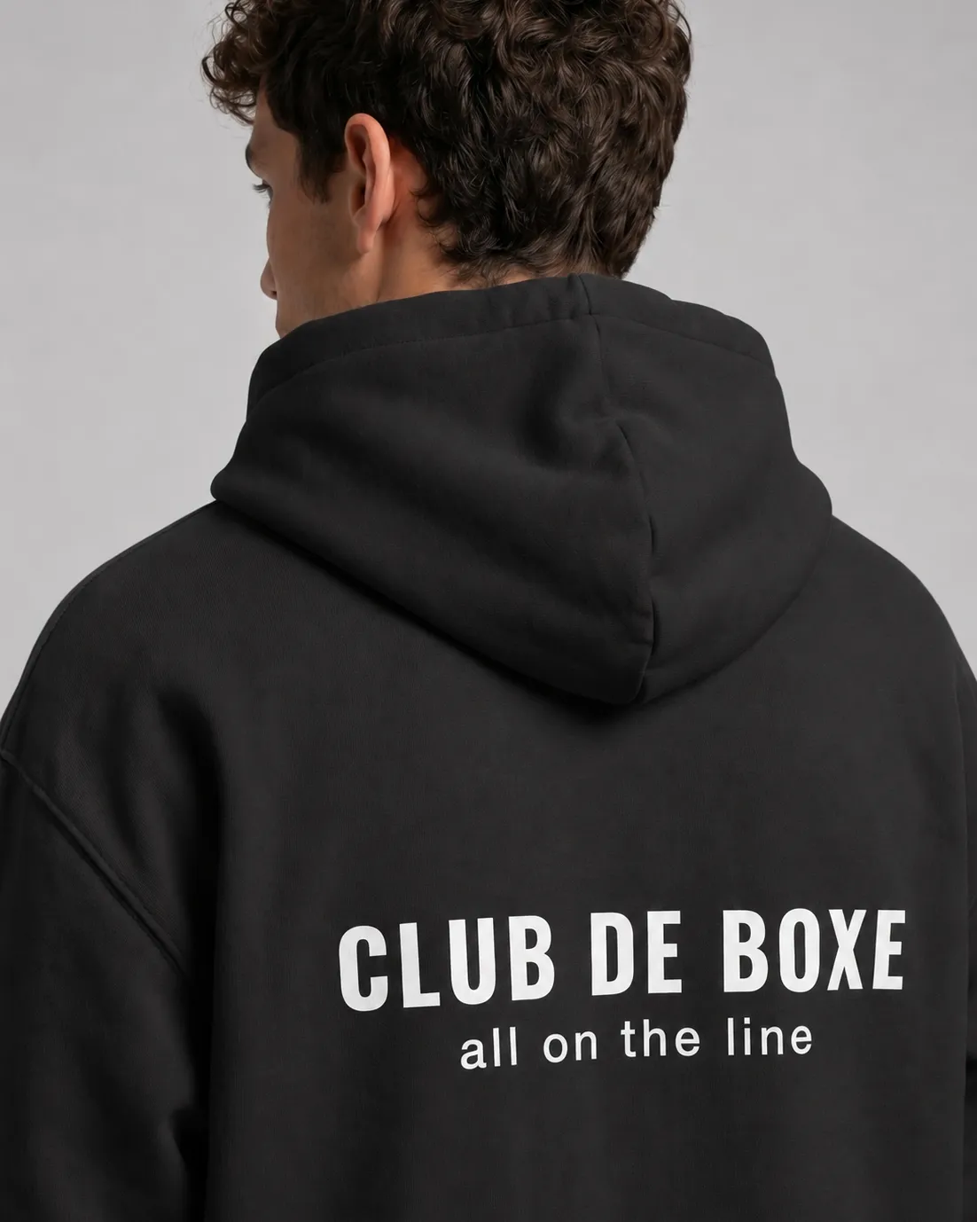 Heavyweight Essential Hoodie in Black, view 6 of 10