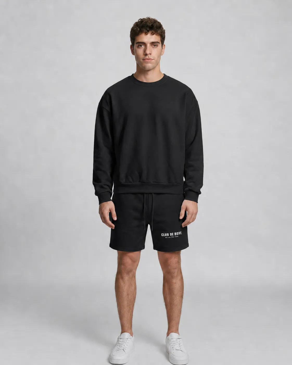 Heavyweight Essential Shorts in Black, view 6 of 6