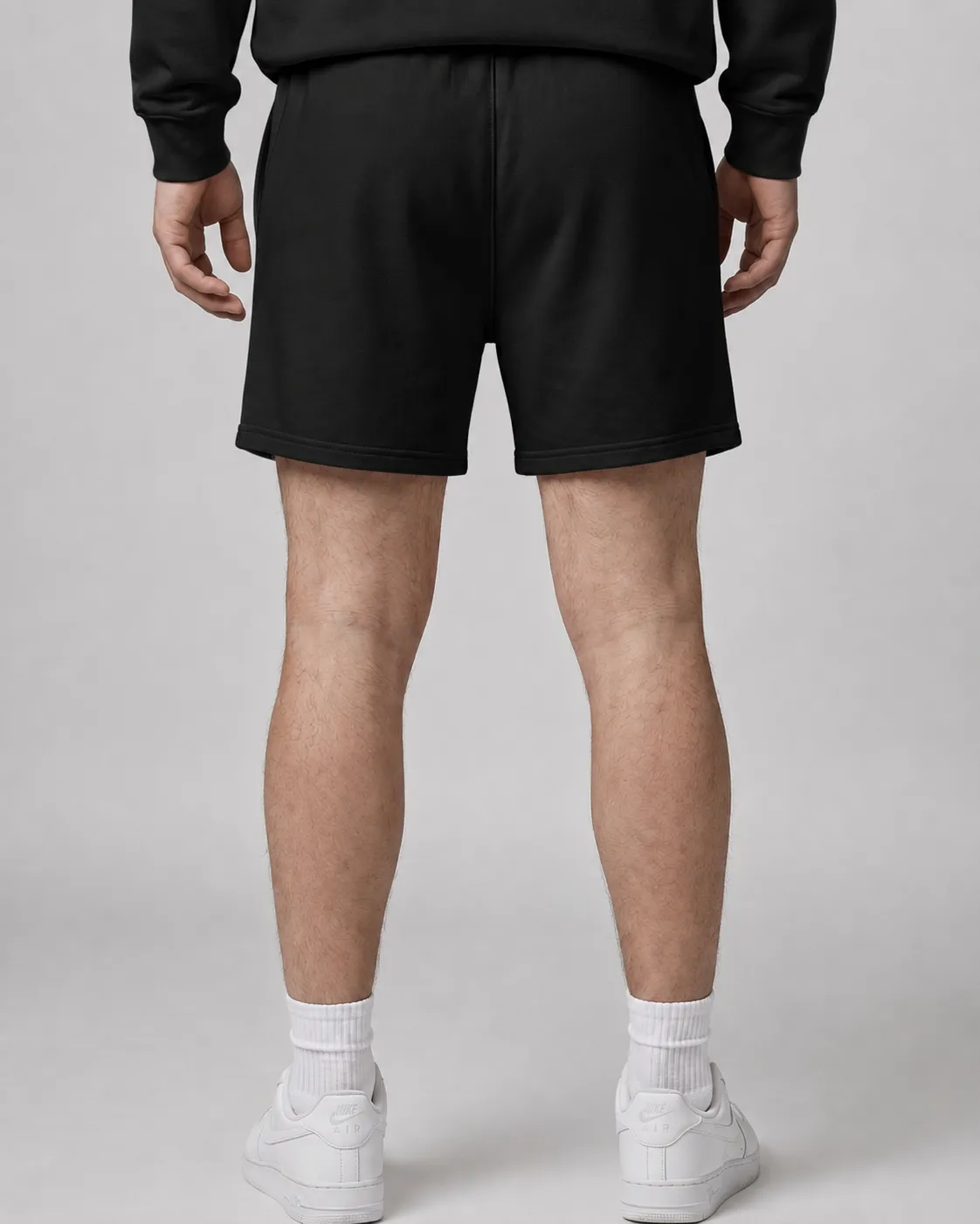 Heavyweight Essential Shorts in Black, view 5 of 6
