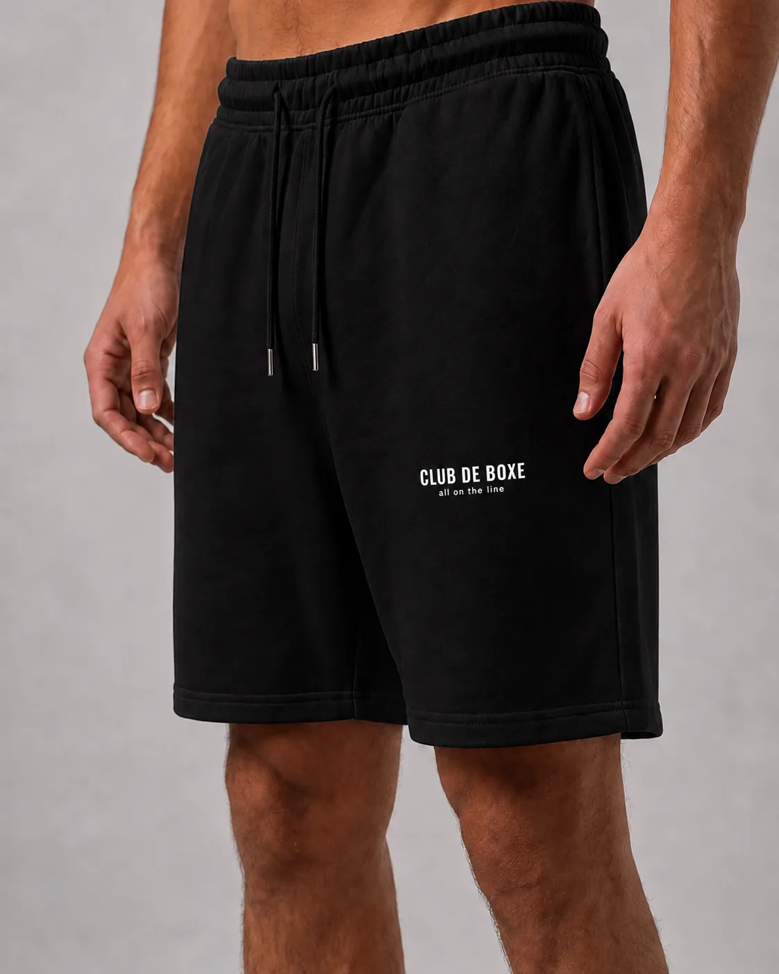 Heavyweight Essential Shorts in Black, view 4 of 6