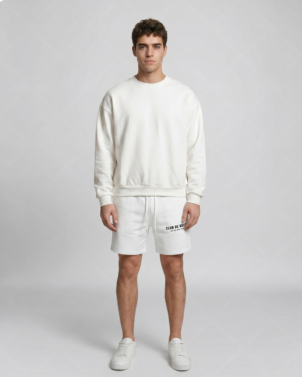 Club de Boxe WK1006 Shorts - White - upper front