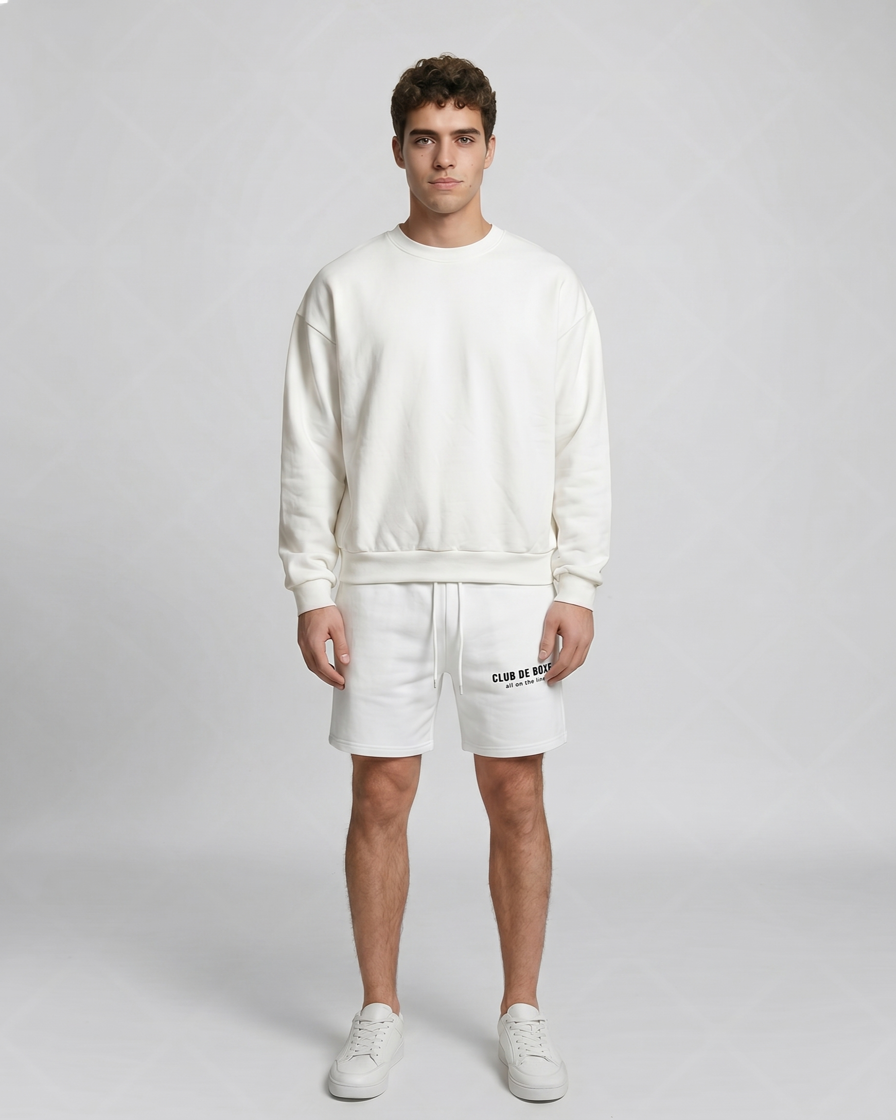 Club de Boxe WK1006 Shorts - White - upper front