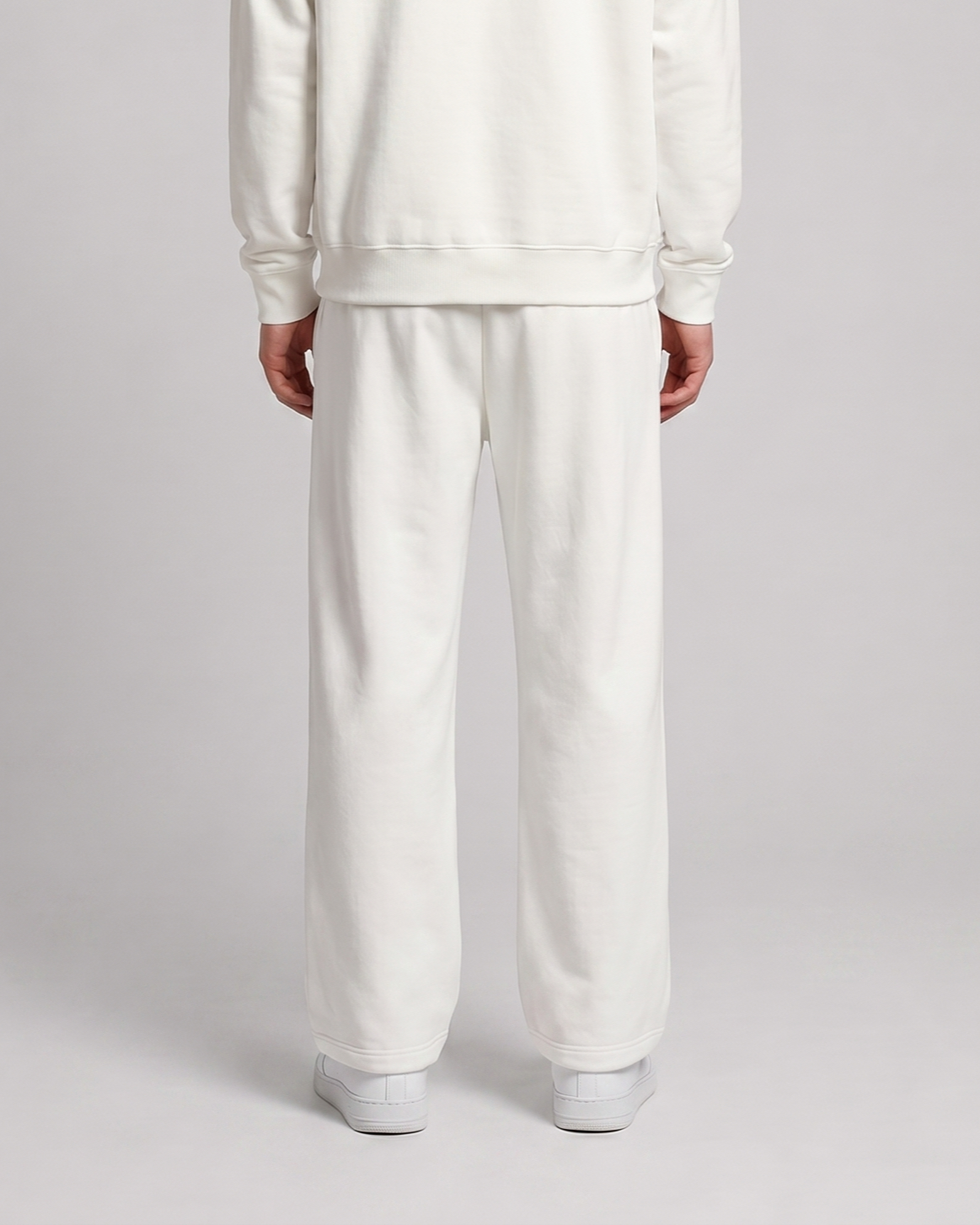 Club de Boxe WK1007 Sweatpants - White - lower back